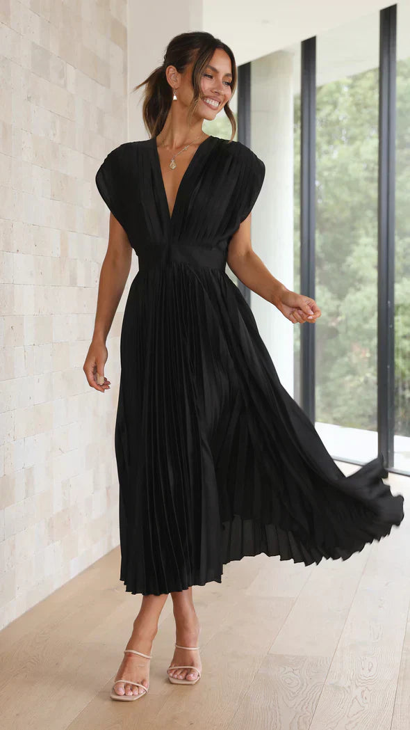 Robe d'été charmante pour femmes - Col rond et style élégant
