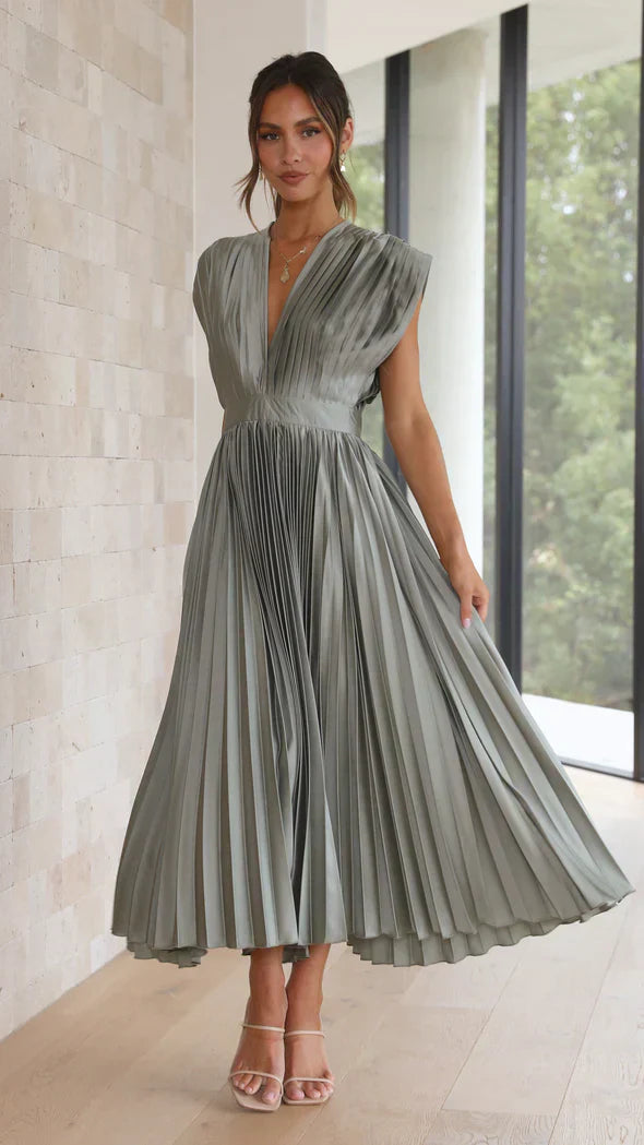 Robe d'été charmante pour femmes - Col rond et style élégant