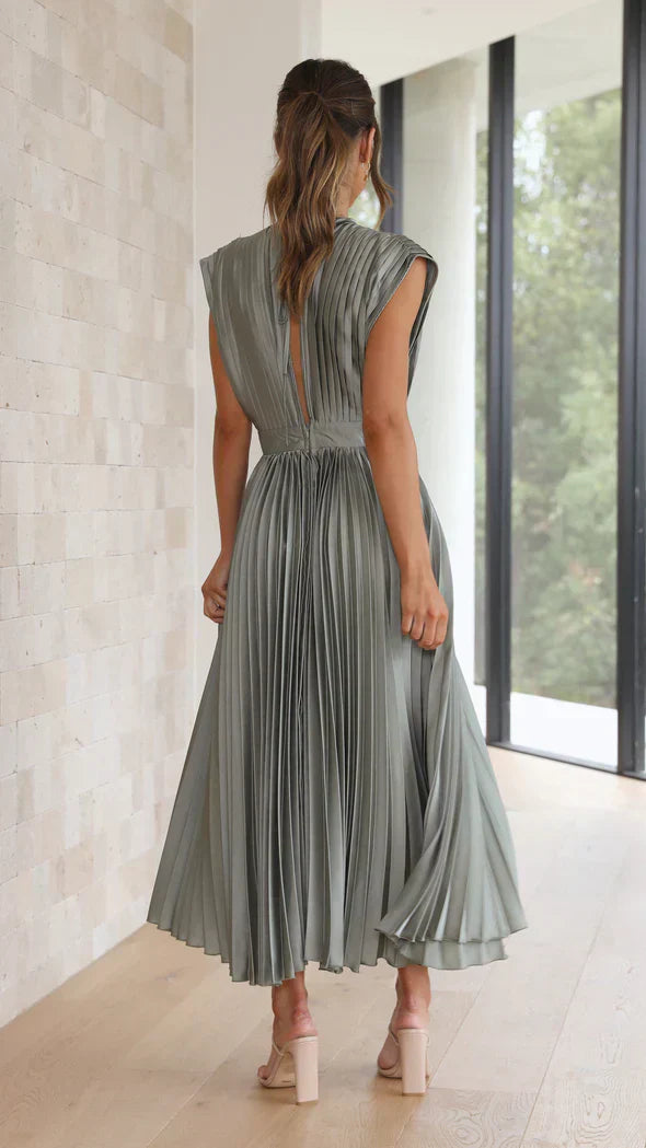 Robe d'été charmante pour femmes - Col rond et style élégant