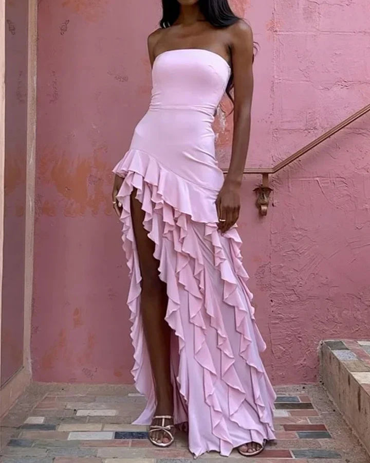 Robe moderne d'été pour femme - Manches longues et élégante