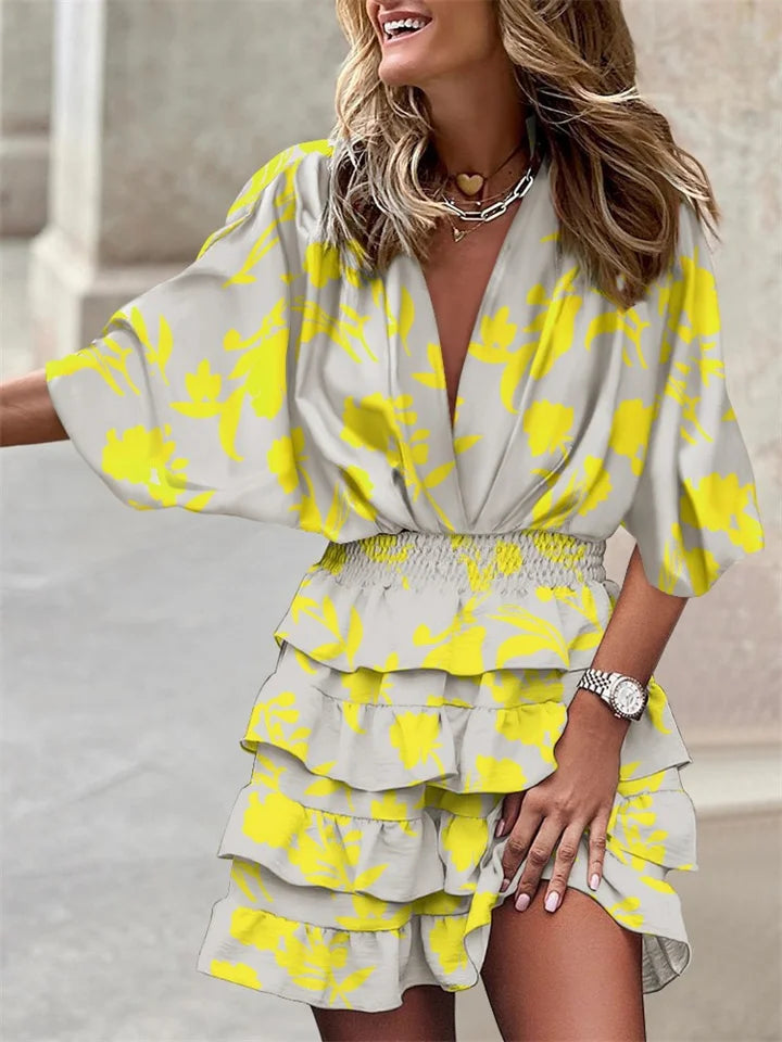 Robe d'été moderne pour femmes - Style avec manches longues